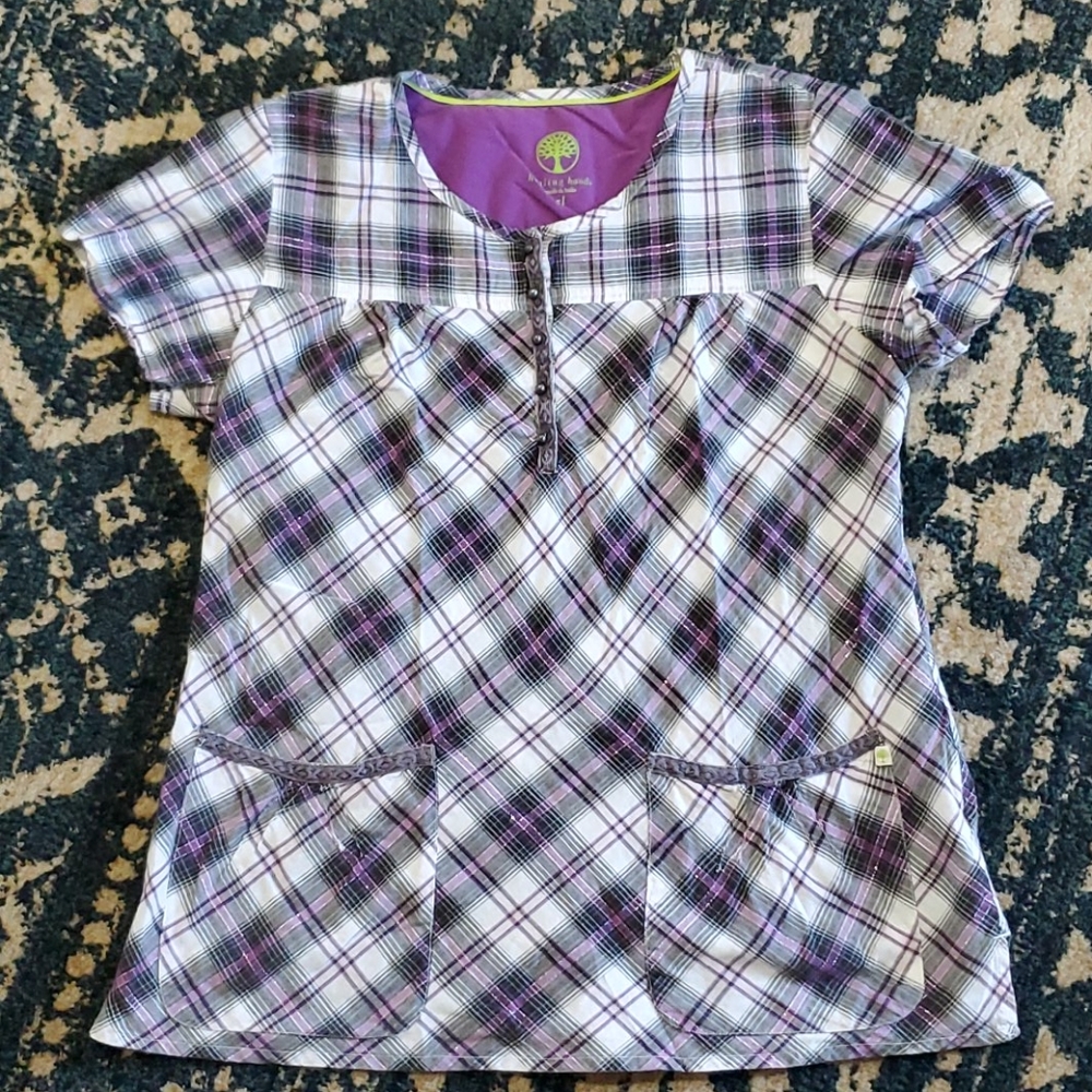Healing hands scrub top